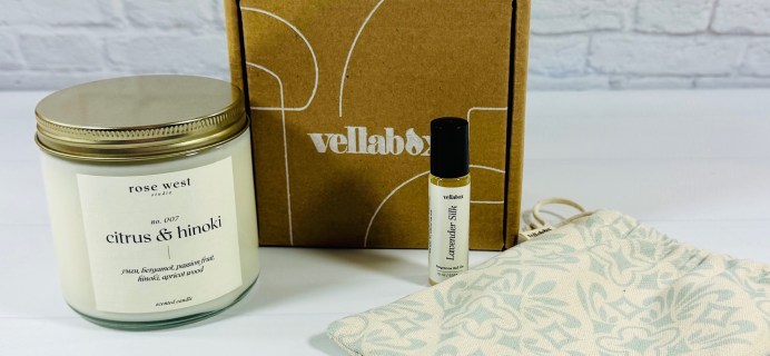 Vellabox May 2024 Review: Rose West Studio Candles