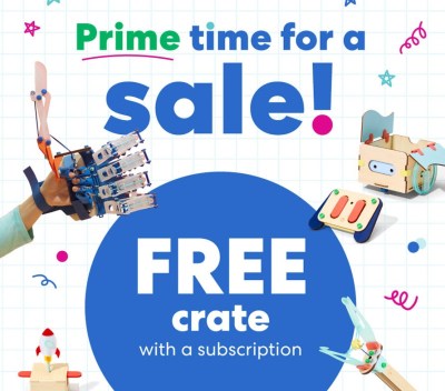 KiwiCo Prime Day Sale: FREE Crate with Subscription!