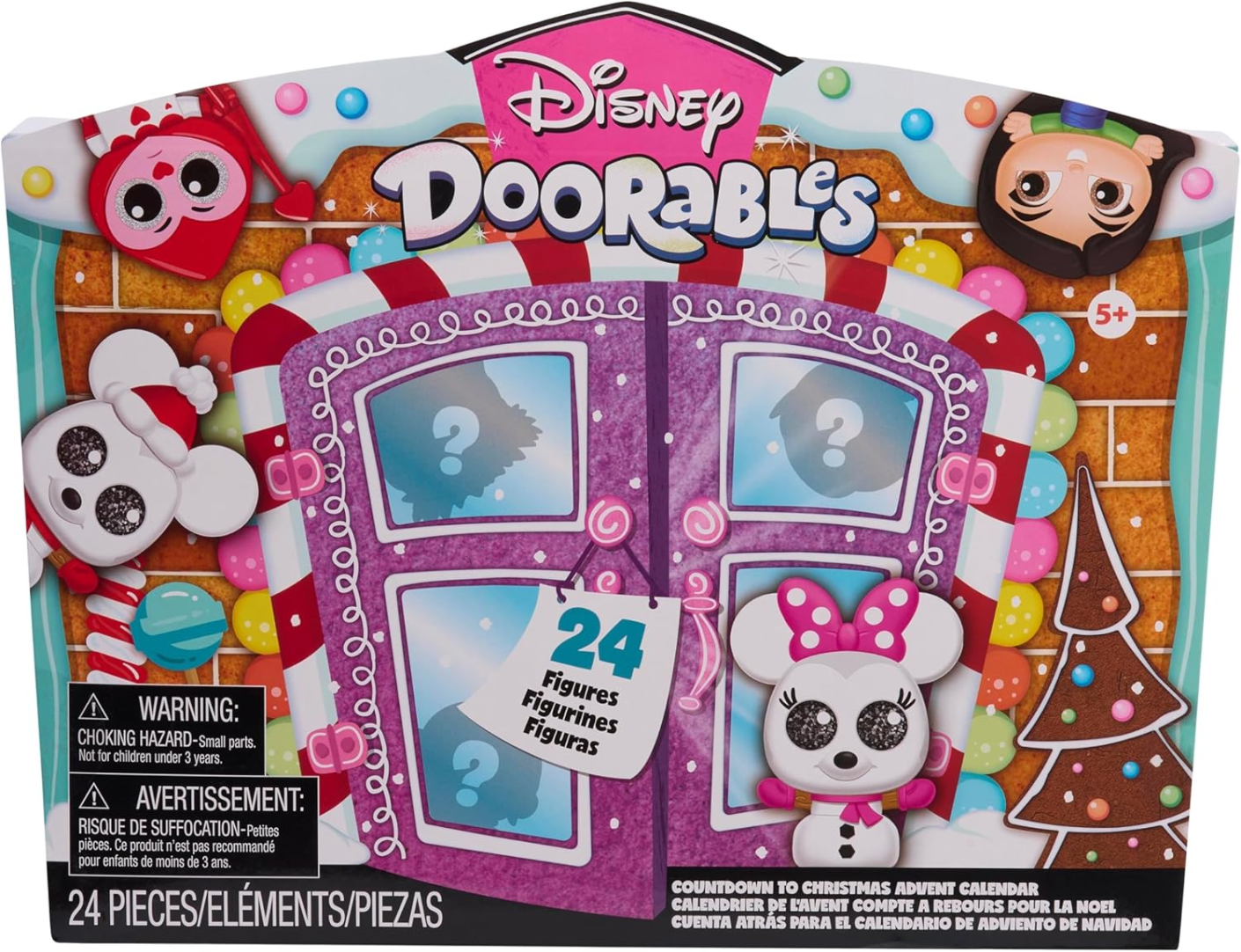 2024 Disney Doorables Advent Calendar: 24 Doorables Surprise Figures