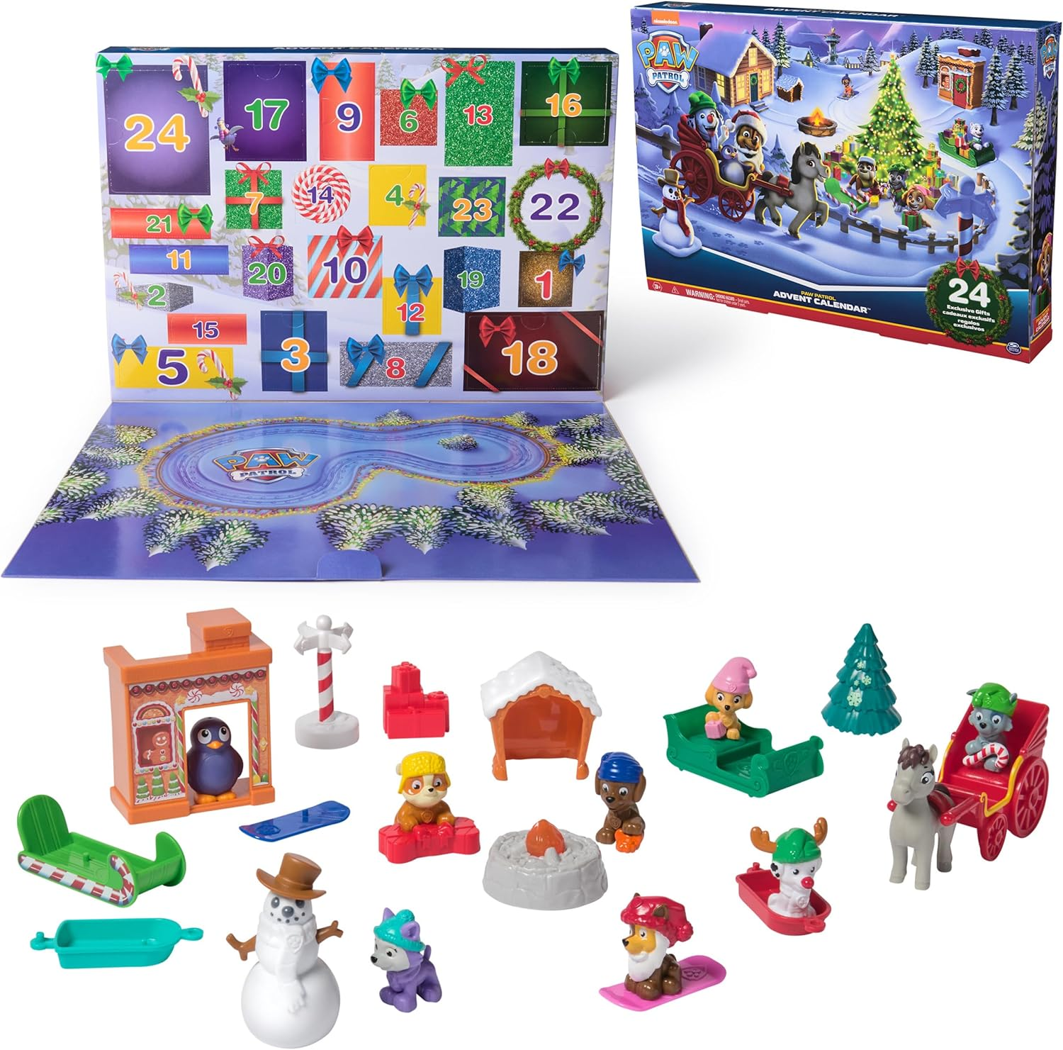 2024 Paw Patrol Advent Calendar Countdown To The Holidays With The Paw