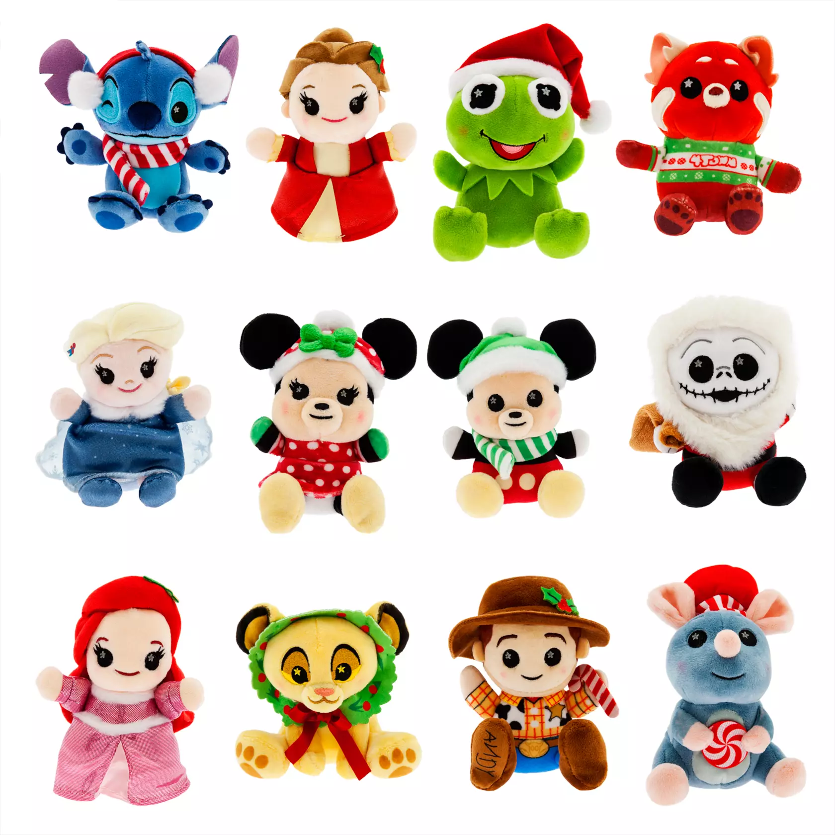 2024 DisneyStore Wishables Plush Advent Calendar 12 Adorable Plus Toys Hello Subscription