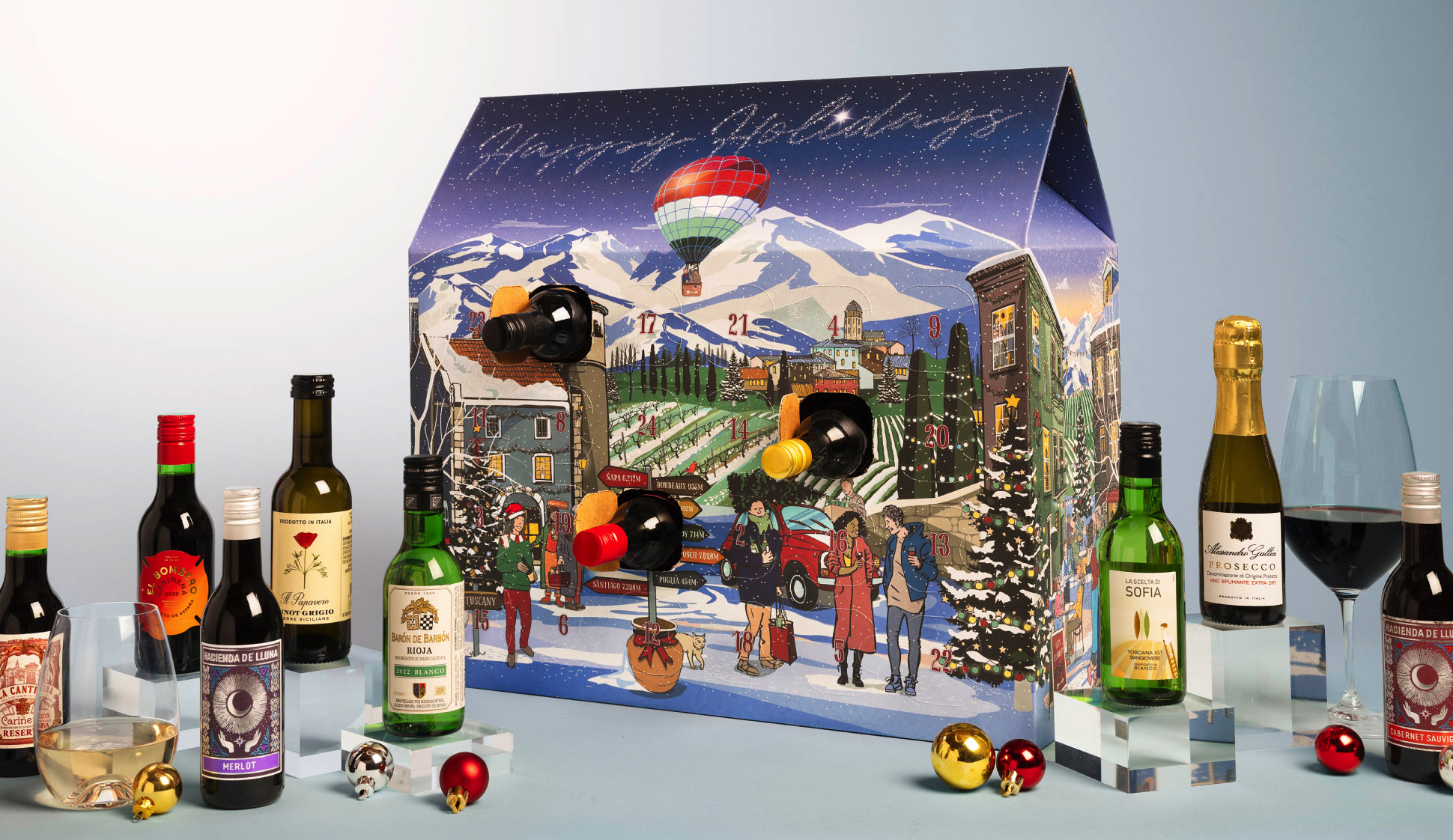 2024 WSJ Wine Advent Calendar Say Cheers With 24 Mini Wine Bottles