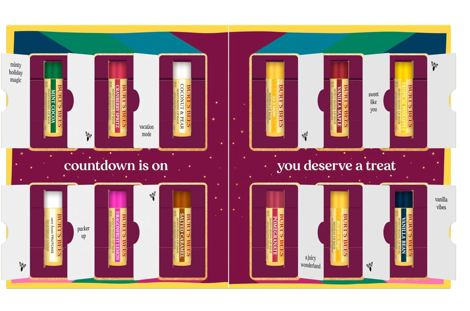 2024 Burt's Bees Advent Calendar 12 Days of Joy! Hello Subscription