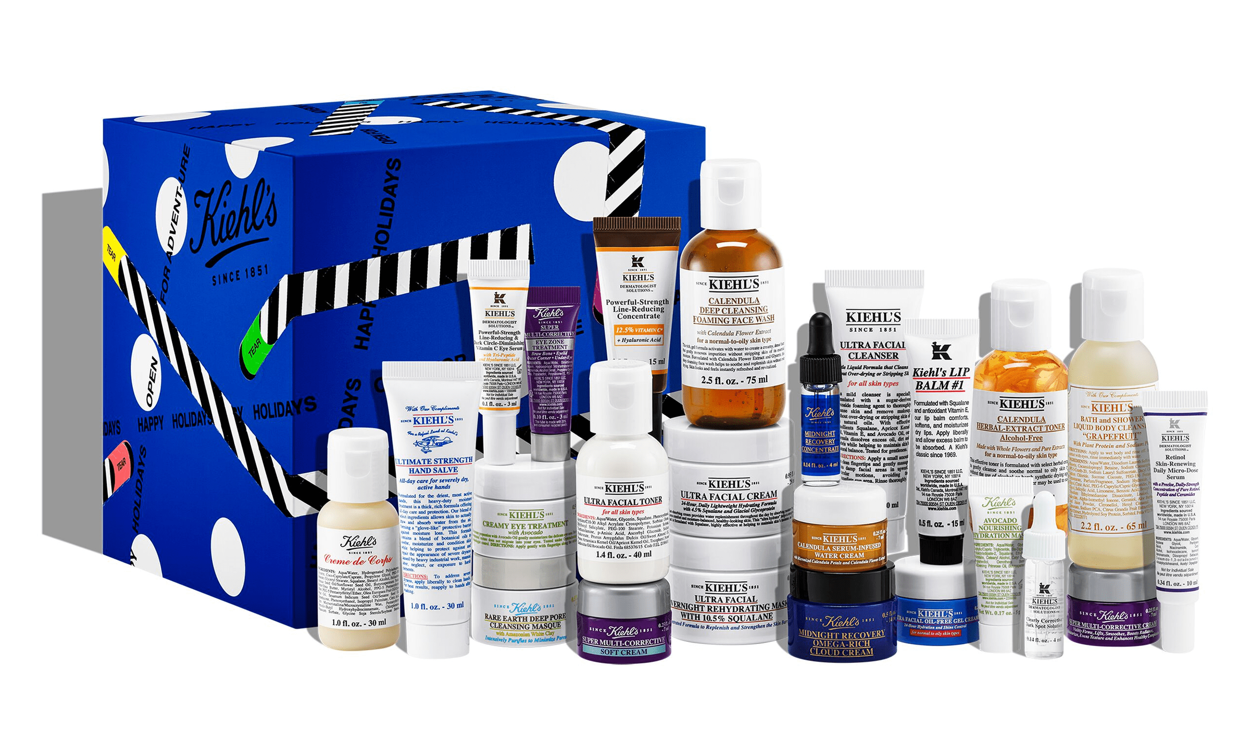 ☆人気☆ KIEHL'S 2024 advent calendar ギフトセット 2024 Kiehl's Open For Advent-ure Beauty Advent Calendar: 24
