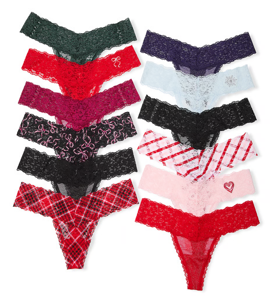 Victoria's Secret Advent Calendar 12 Days of Bikini Or Thong Panties