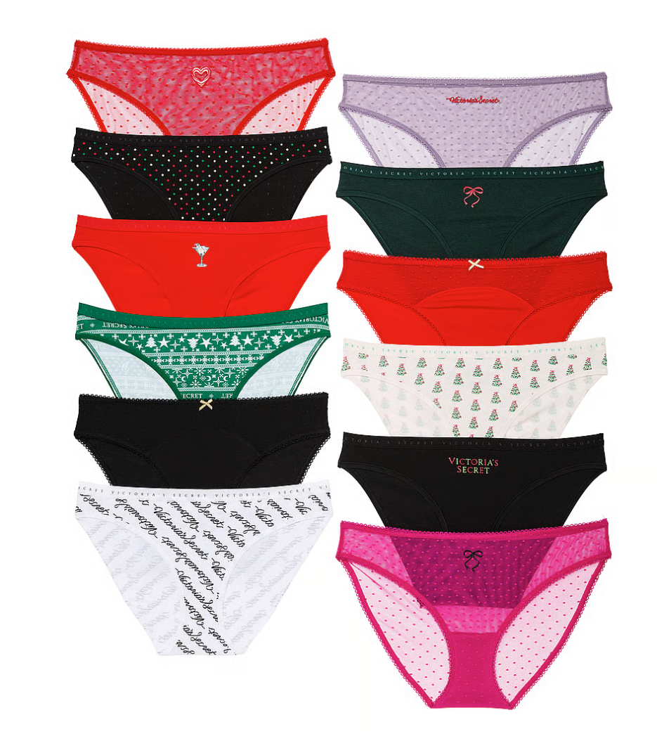 Victoria's Secret Advent Calendar 12 Days of Bikini Or Thong Panties