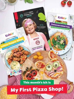 KidStir Kids Cooking Kit March 2025 Spoilers: My First Pizza Shop!