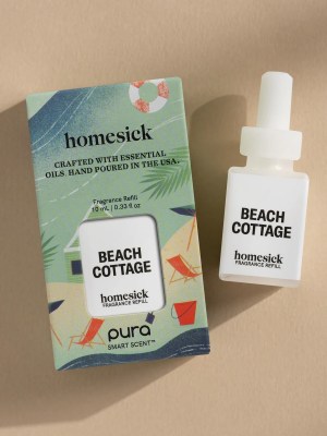 Pura July 2025 Fragrance of The Month: Beach Cottage from Homesick!
