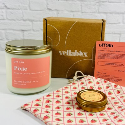 Vellabox June 2025 Review:  Off 9th Candle Co.