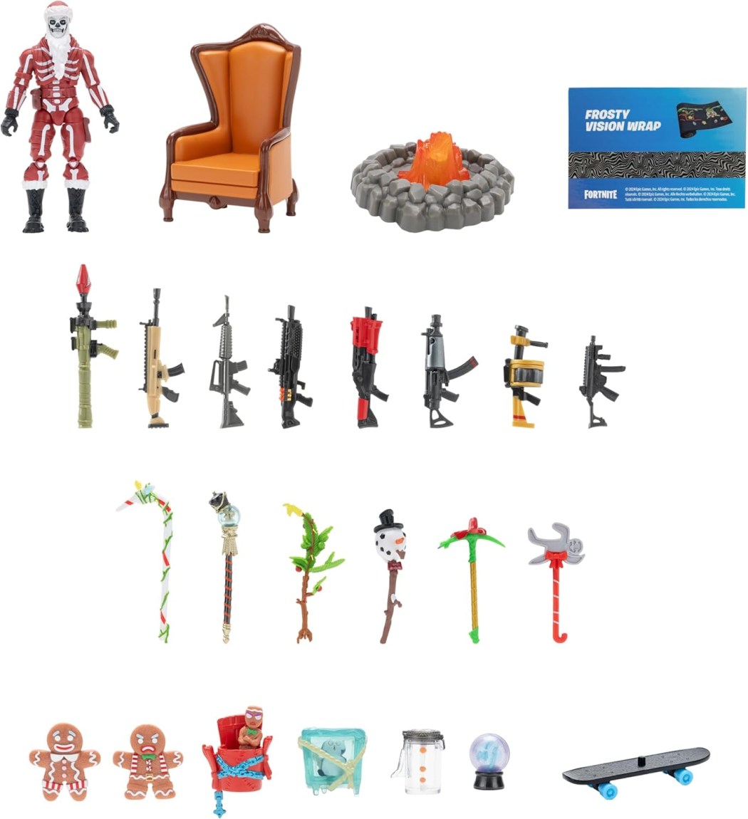 2025 Fortnite Advent Calendar: 24 Days of Winterfest Hello Subscription