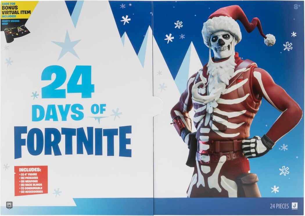 2025 Fortnite Advent Calendar: 24 Days of Winterfest Hello Subscription