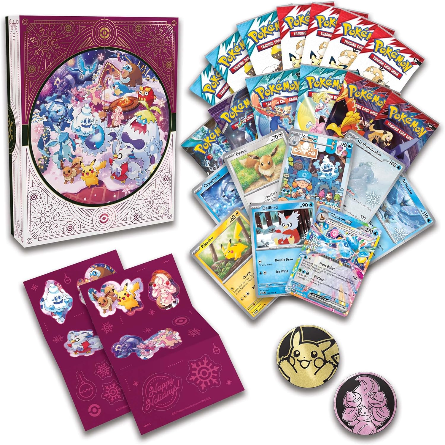 2025 Pokemon TCG Holiday Advent Calendar: 25 Pokemon