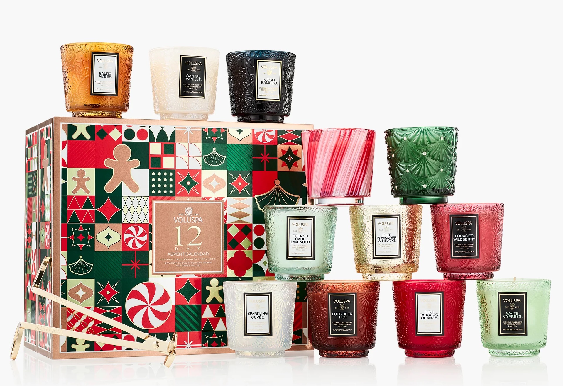 2025 Voluspa Candle Advent Calendar: 12 Days of Luxurious Scented
