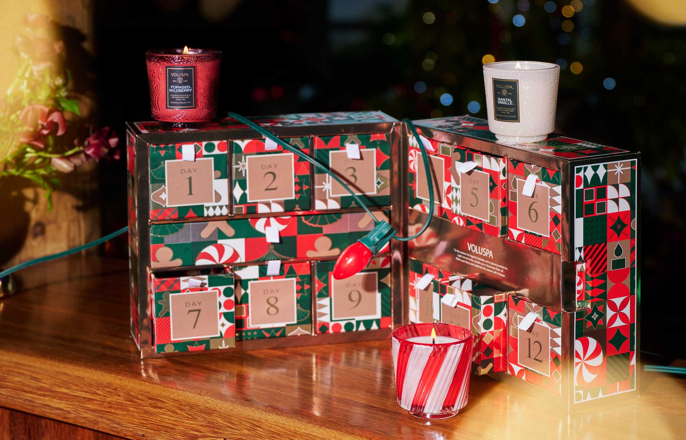 2025 Voluspa Candle Advent Calendar: 12 Days of Luxurious Scented