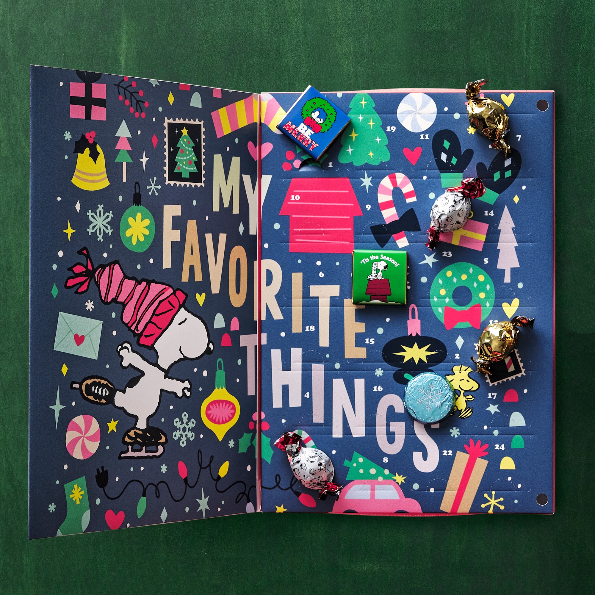 Peanuts Chocolate and Candy Advent Calendar: 24 Tempting Treats