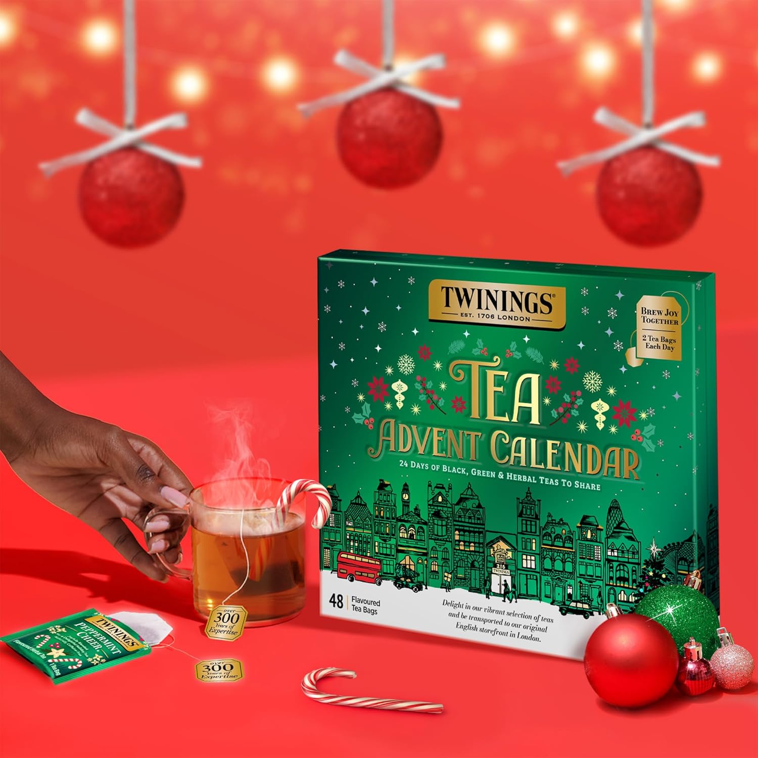 Twinings Tea Advent Calendar: 48 Twinings Tea Bags To Celebrate The